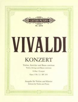 Concerto in E Op. 3 No. 12 RV 265 