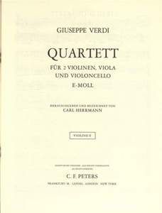 String Quartet in E minor 