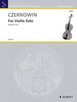 For Violin Solo Standard