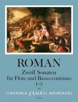 Twelve sonatas for flute and basso continuo Vol. I 