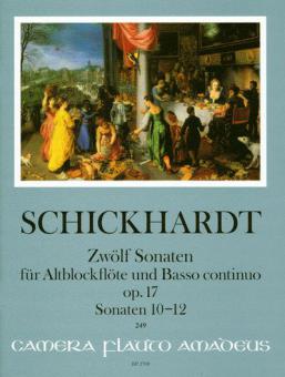 12 sonatas op. 17 Vol. IV: Sonatas 10 - 12 