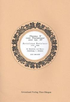 Thema V con Variationi aus op. 10 