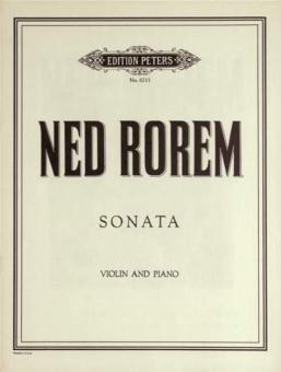 Sonata for Violin and Piano 