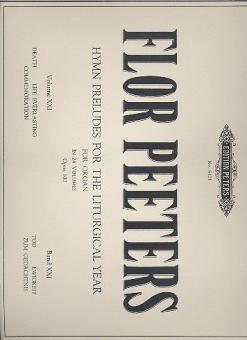 Hymn Preludes for the Liturgical Year Op. 100 Vol. 21 