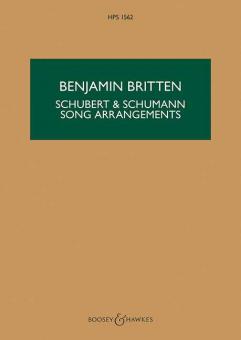 Schubert & Schumann Song Arrangements 