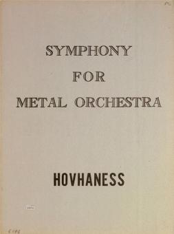 Symphony (No. 17) for Metal Orchestra Op. 203 