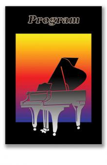 Recital Program #78 - 25 Pkg 