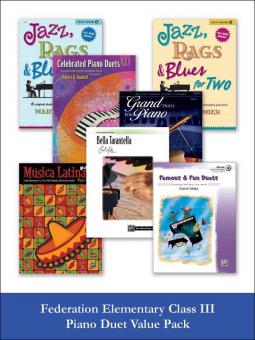 Federation Elementary Class 3 Piano Duet - Value Pack 
