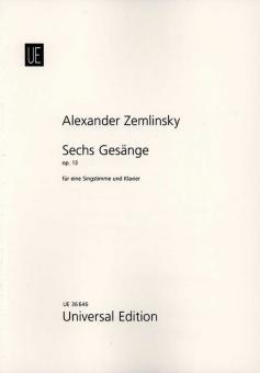 6 Songs op. 13 