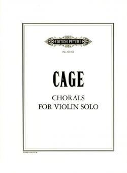 Chorals for Violin Solo 