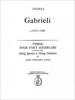 3 4-part Ricercari 