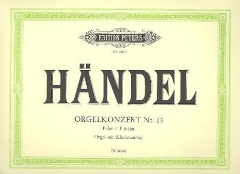 Organ Concerto No. 13 in F 