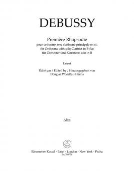 Première Rhapsodie 