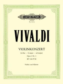 Concerto No. 3 in G RV310 