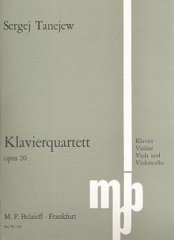 Piano Quartet Op. 20 
