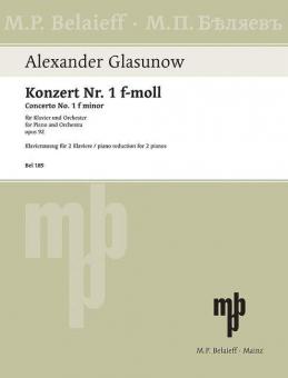 Piano Concerto No 1 F Minor Op. 92 Standard
