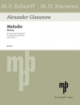 Melody Op. 20/1 D Major Standard