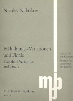 Prelude, Four Variations And Finale 