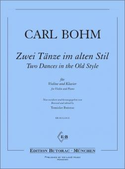 Zwei Tänze im alten Stil 