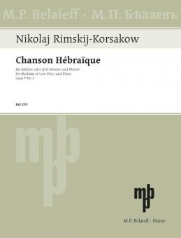 Chanson Hébraïque op. 7/3 Standard