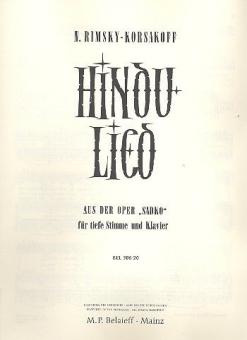 Hindu-Song E major 