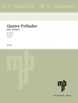 Four Preludes Op. 33 Standard