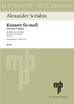 Piano Concerto F# Minor Op. 20 Standard