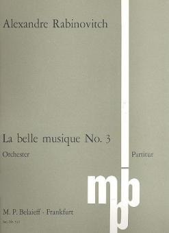 La Belle Musique No 3 