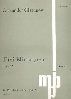 Three Miniatures Op. 42 