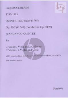 Quintet D-major Op. 50 No. 2 