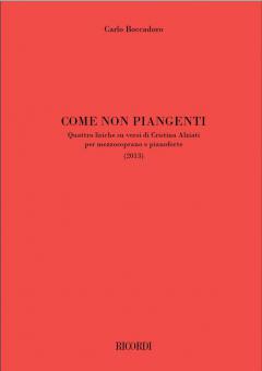 Come non piangenti 