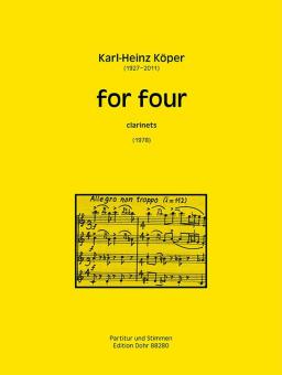 for four clarinets 