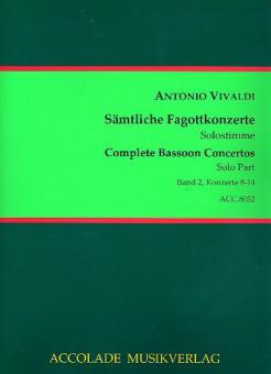 Sämtliche Fagottkonzerte 2 (Nr. 8-14) 