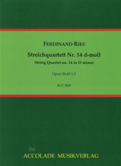 Quartett Nr. 14 WoO 1 Nr. 3 d-moll 