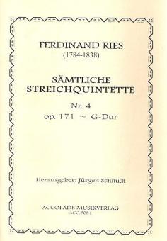 Quintett Nr. 4 G-Dur op. 171 