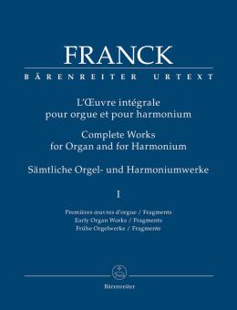 Works for Organ and for Harmonium 1: Early Organ Works / Fragments Standard