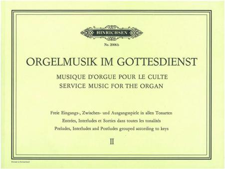Orgelmusik im Gottesdienst 2 