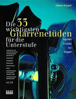 Die 33 wichtigsten Gitarrenetüden 