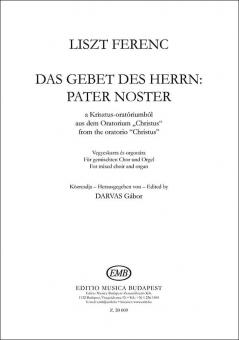 Das Gebet des Herrn: Pater Noster 