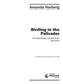 Birding In The Palisades 