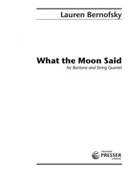 What The Moon Said 