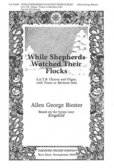 While Shepherds Watched Their Flocks 
