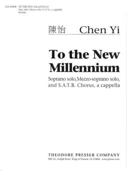 To The New Millennium 