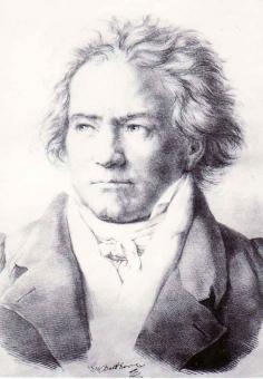 Beethoven Portrait Postcard Pack Of 6 