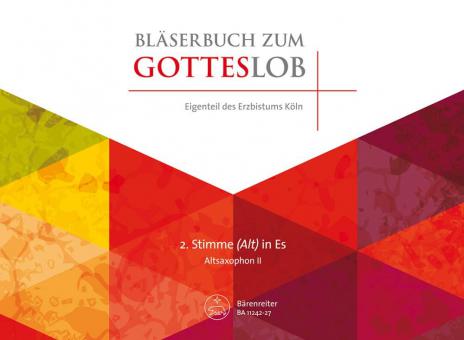 Bläserbuch zum Gotteslob - 2. Stimme (Alt) in Es 