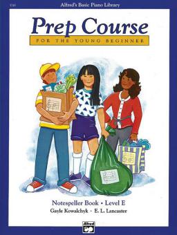 Alfred's Basic Piano Prep Course: Notespeller Book E 