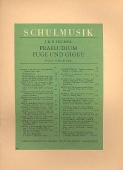 Praeludium, Fuge und Gigue 