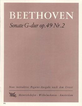 Sonate für Klavier in G-Dur op. 49 Nr. 2 