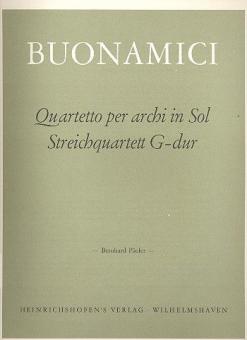 Streichquartett G-Dur 