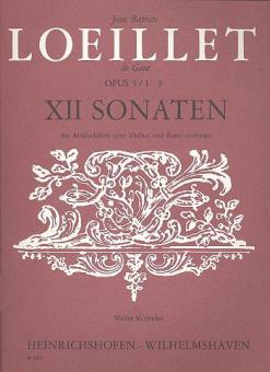 12 Sonaten op. 3 Heft 1 